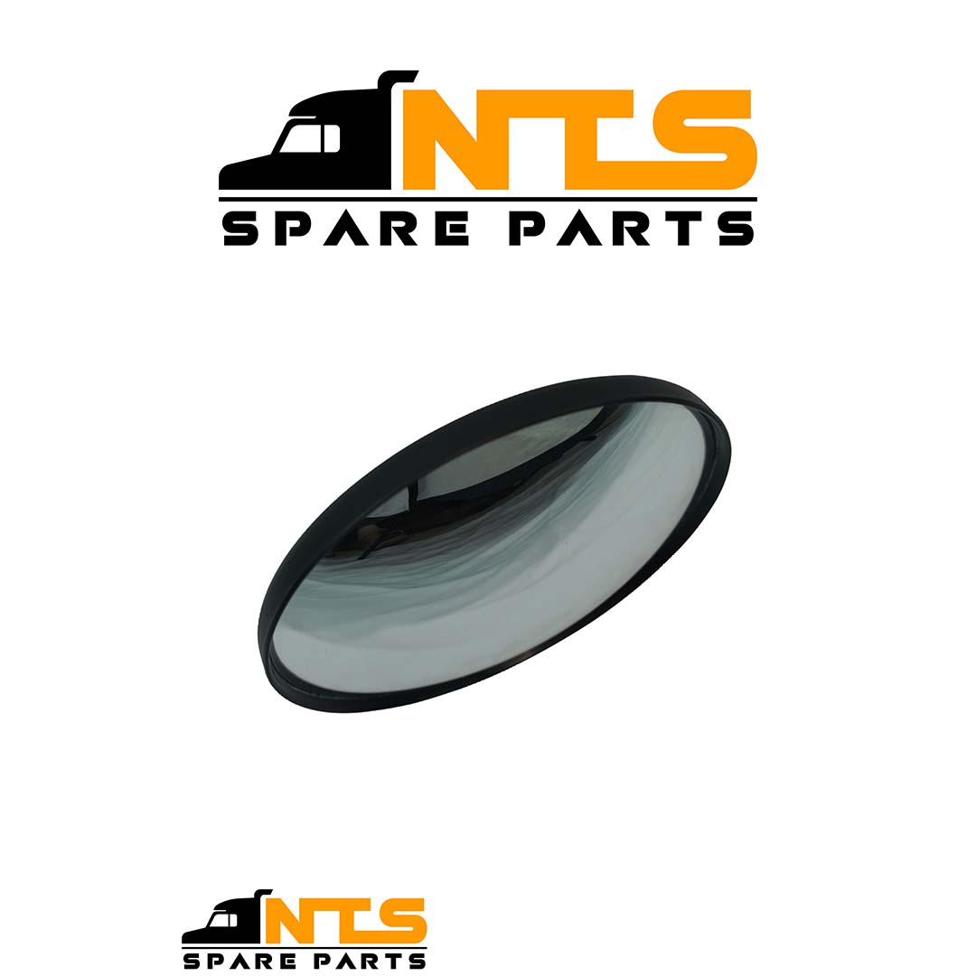 miroir convexe à tête arrondie مرآة محدبة ذات رأس دائري ومحور دوران